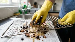 Jak rychle umýt rošt v troubě od mastnoty: nejlepší prostředek ze dvou ingrediencí