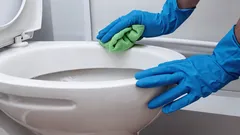 Žádný prostředek nečistí tak dobře jako tenhle – toaleta je sněhobílá