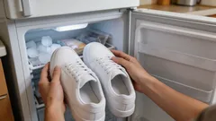 Proč dávat nošené tenisky do mrazáku: užitečný a jednoduchý trik