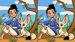 Test pozornosti: najděte všechny rozdíly na obrázku s liškou za 23 sekund