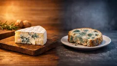 Proč je plísňový sýr delikatesou, ale plísňový chléb odpadkem?