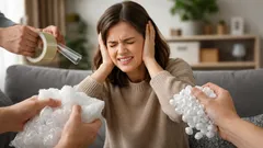 Polystyren, nafukovací balónky a lepicí páska: Proč někoho tyto zvuky rozčilují