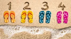 Které pantofle si vyberete? Test ukáže, kam je nejlepší vyrazit na dovolenou