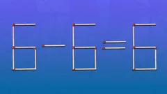 Kterou zápalku je třeba přesunout, aby byla rovnice správně? Nelehký hlavolam